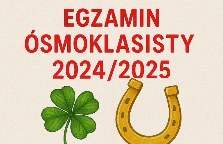 Życzenia dla Ósmoklasistów.